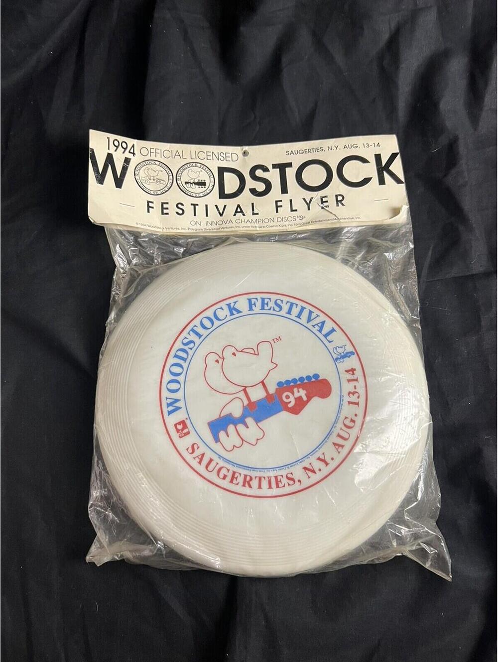 NEW VTG Innova Champion Frisbee Licensed 1994 Woodstock Festival Flyer 160g